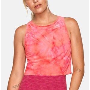Outdoor Voices Tissue Weave Tie Dye Tank Top